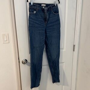 Abercrombie & Fitch High Rise Curve Love Straight Leg Jeans SIZE 29